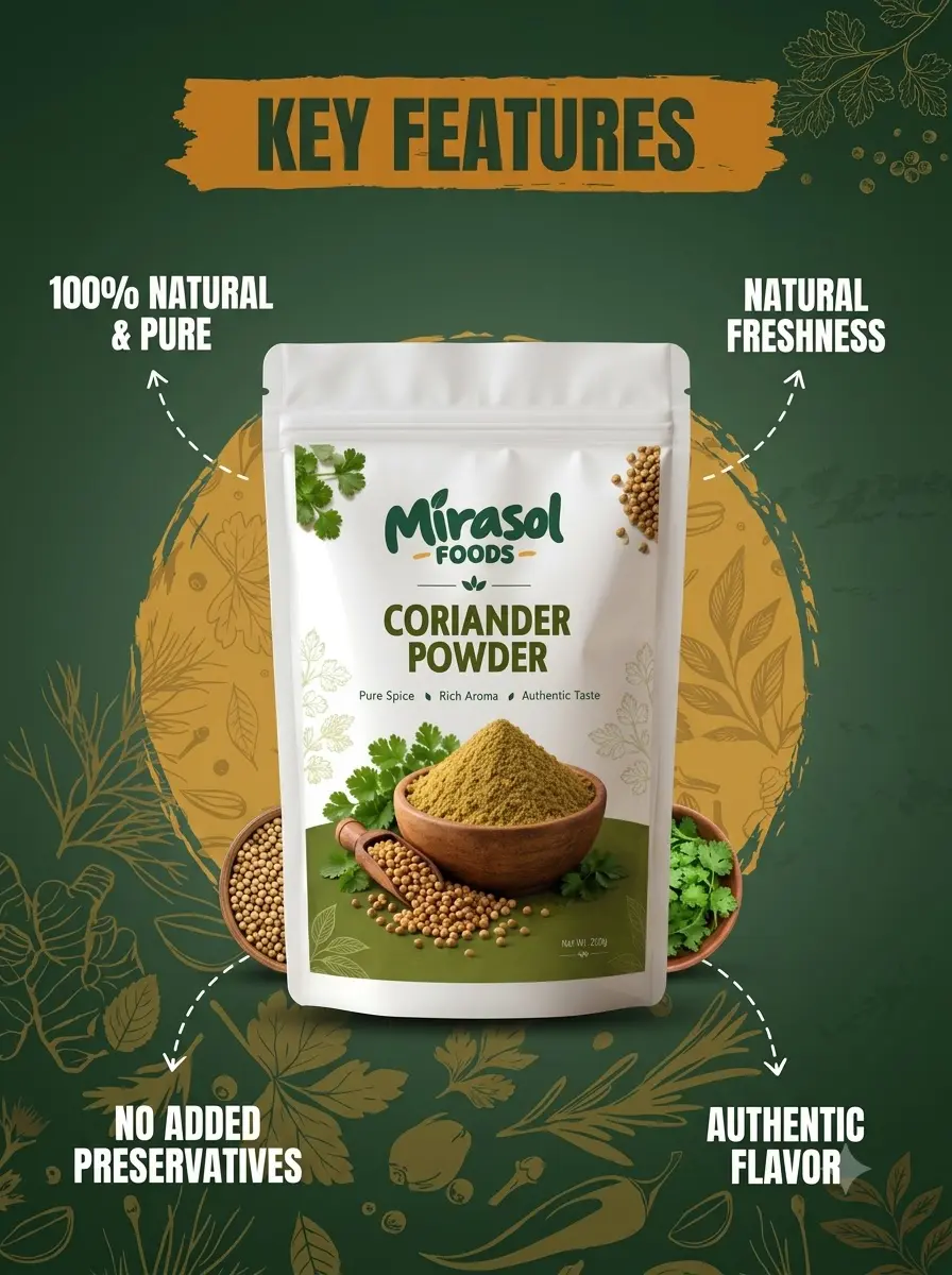 Coriander Powder, 200g pouch