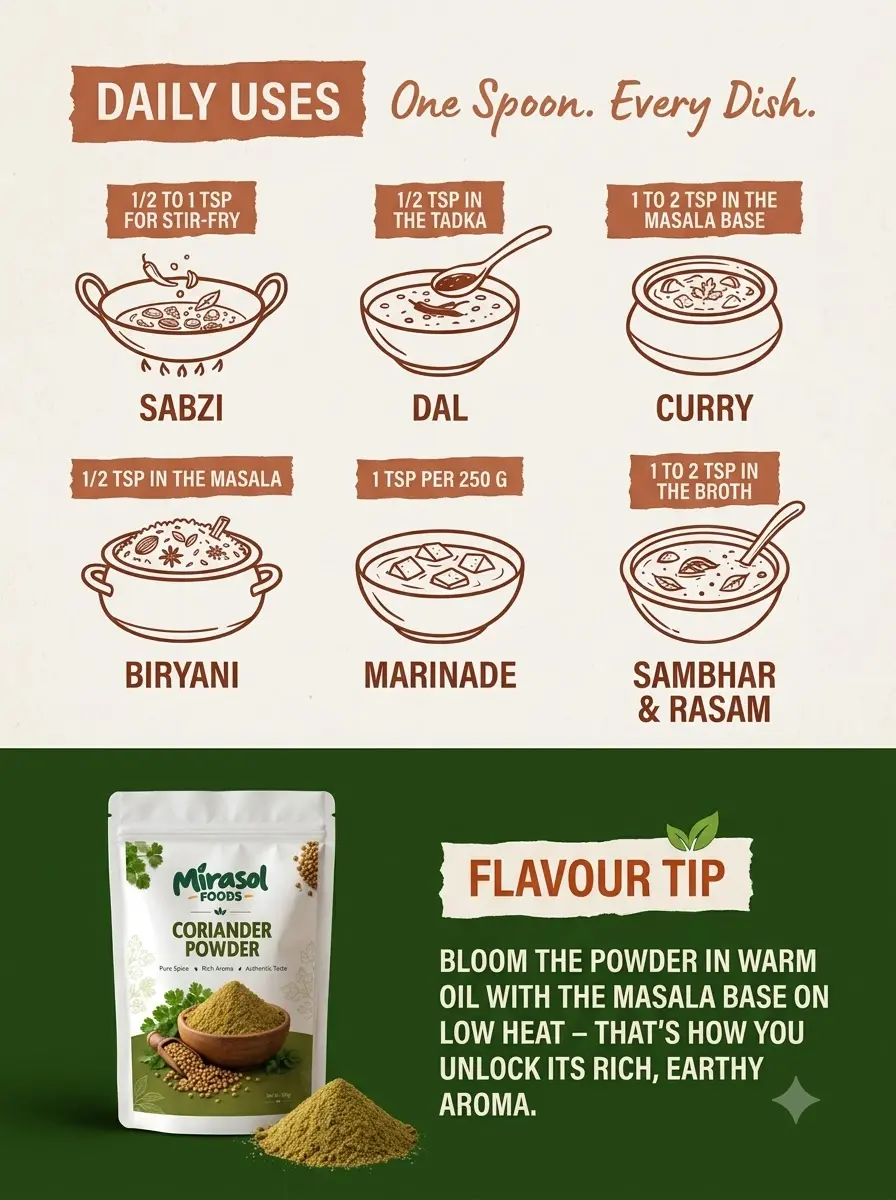 Coriander Powder, 200g pouch