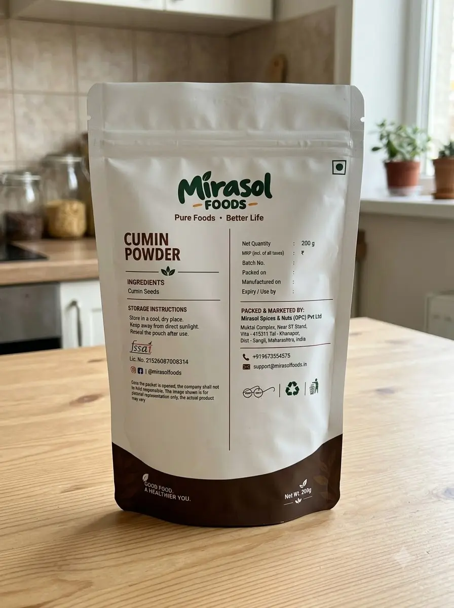 Cumin Powder, 200g pouch