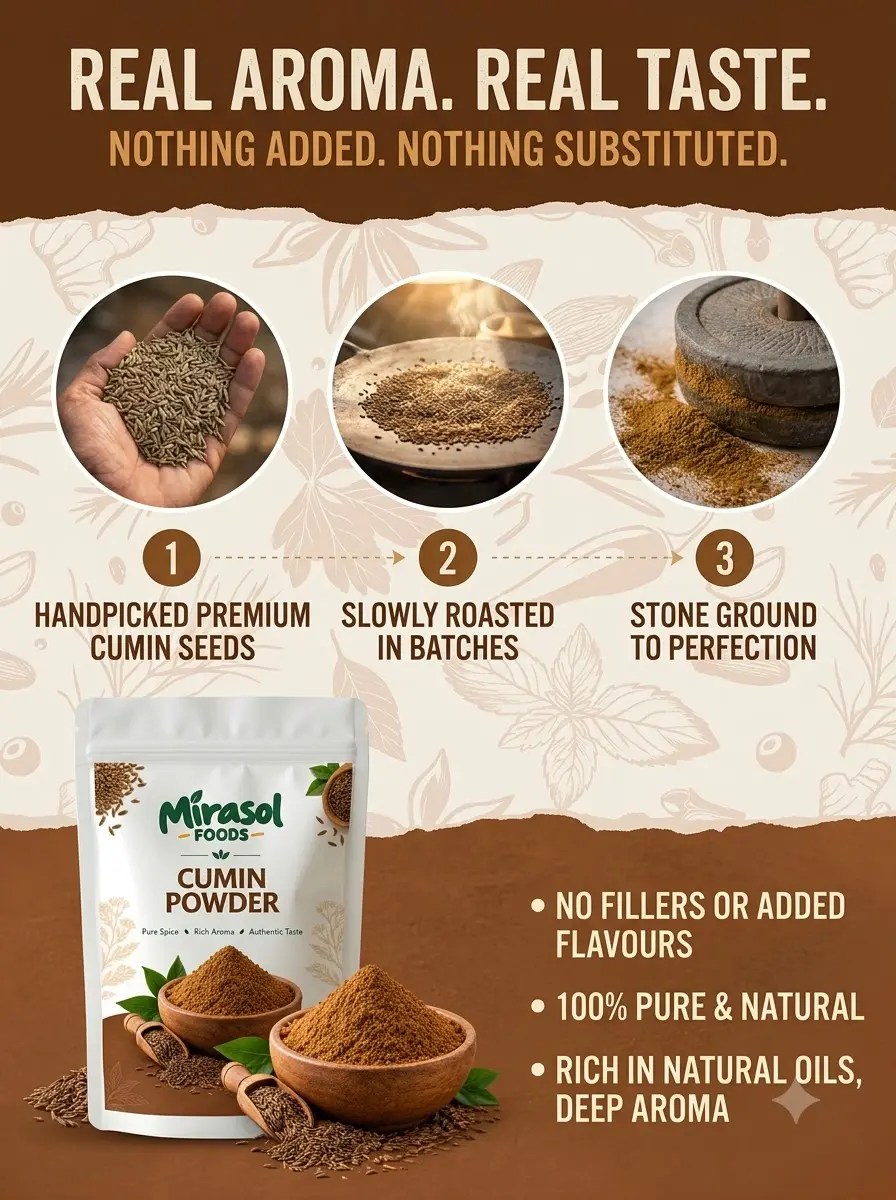 Cumin Powder, 200g pouch