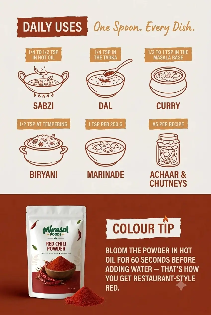 Red Chilli Powder, 200g pouch